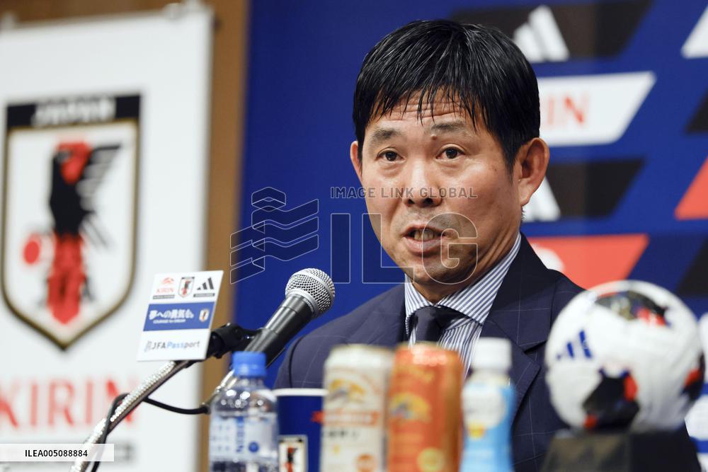 Football: Japan head coach Moriyasu
