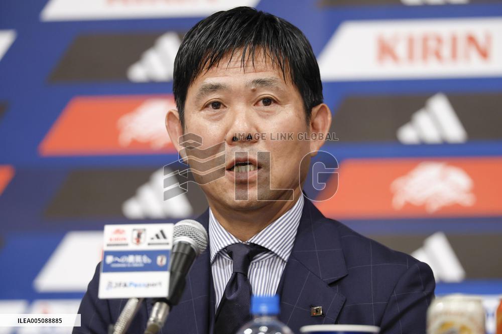 Football: Japan head coach Moriyasu