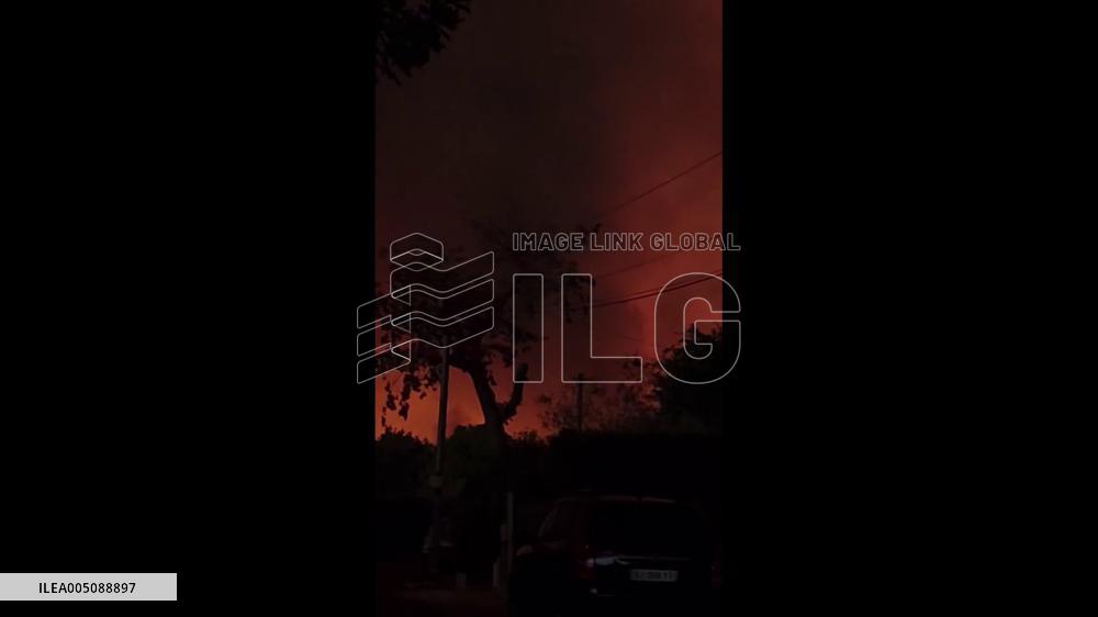 France: Wildfire Breaks Out Near Biscarrosse, Sparking Mass Evacuation