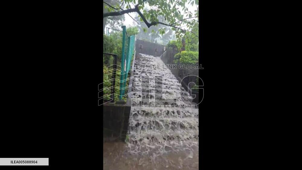 Japan: Severe Thunderstorm Batters Tokyo With Flooding and River Overflow Risk