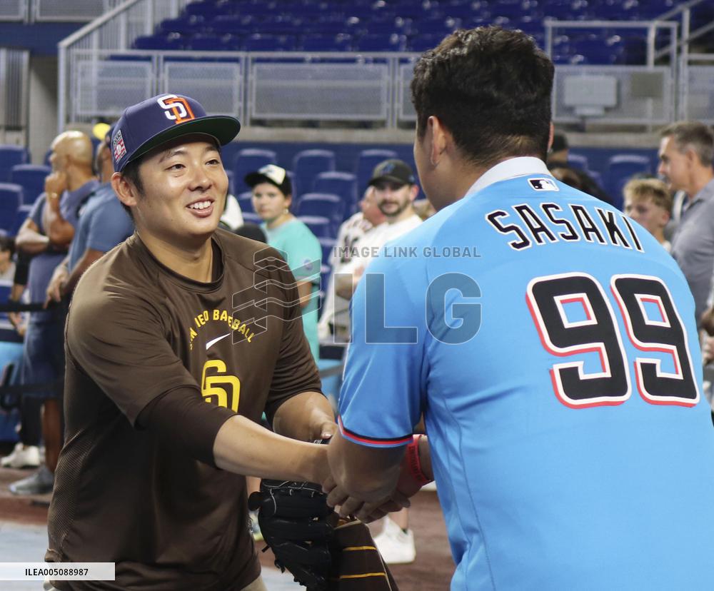 Baseball: Marlins' Rintaro Sasaki