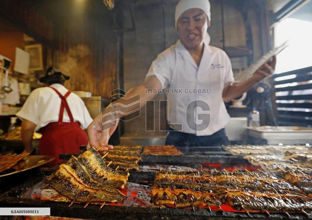 Eel-eating day in Japan