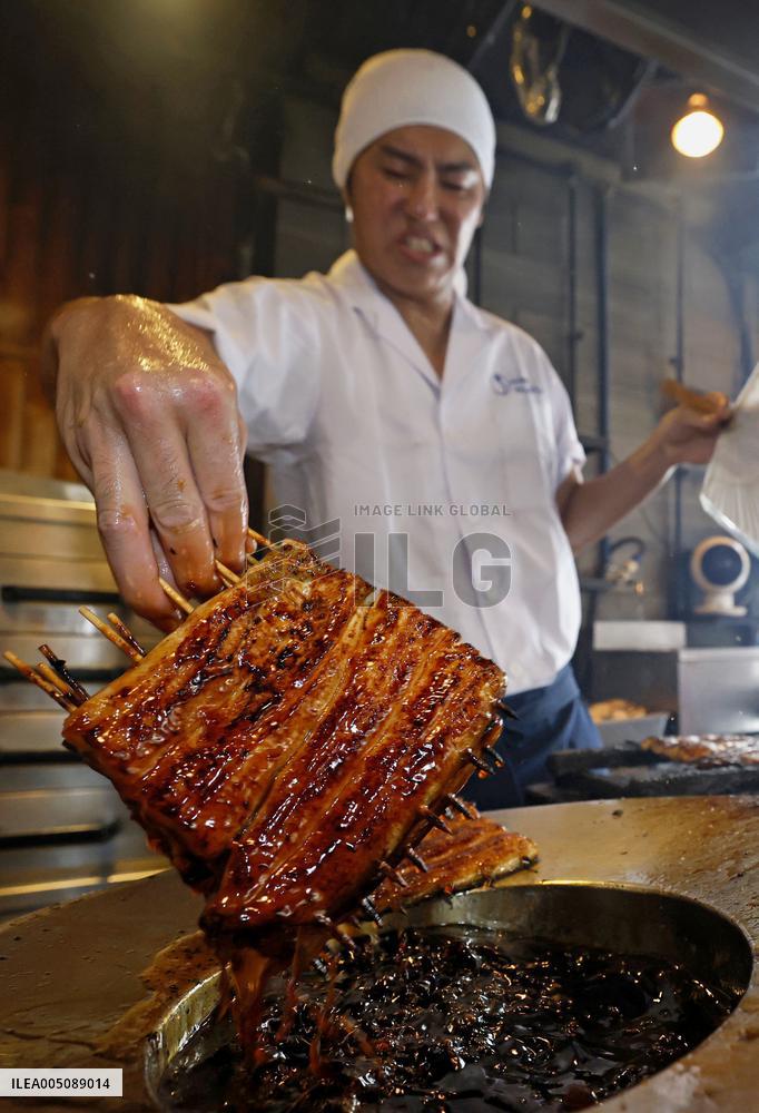 Eel-eating day in Japan