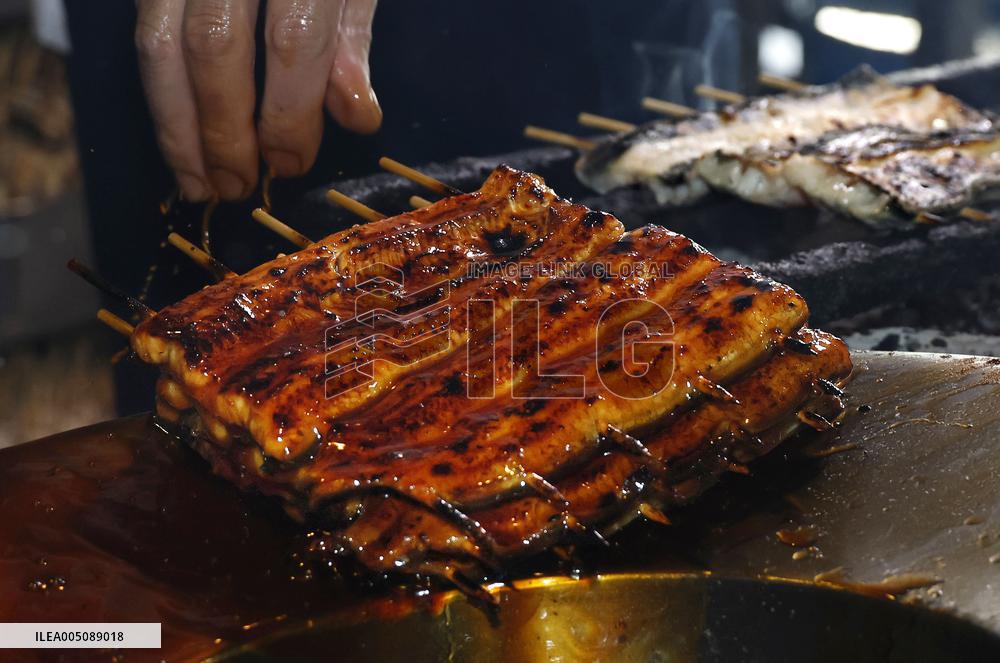 Eel-eating day in Japan
