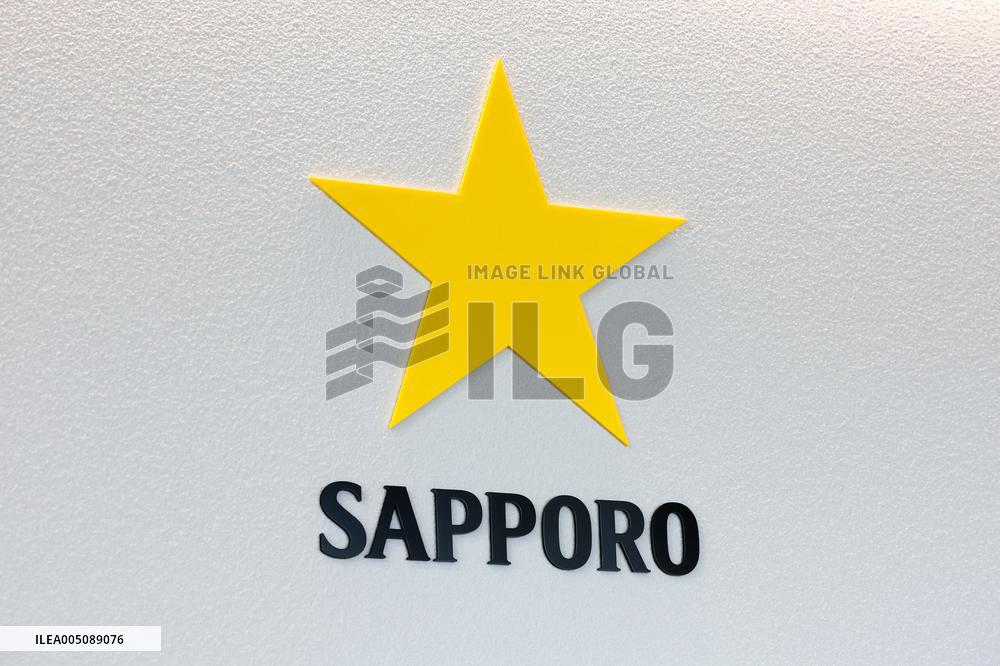Sapporo Breweries sign and logo