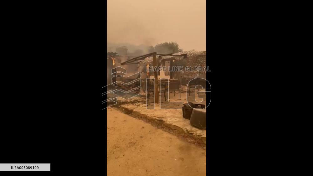 Spain: Aftermath of Record Wildfire Seen in Cebreros, Ávila