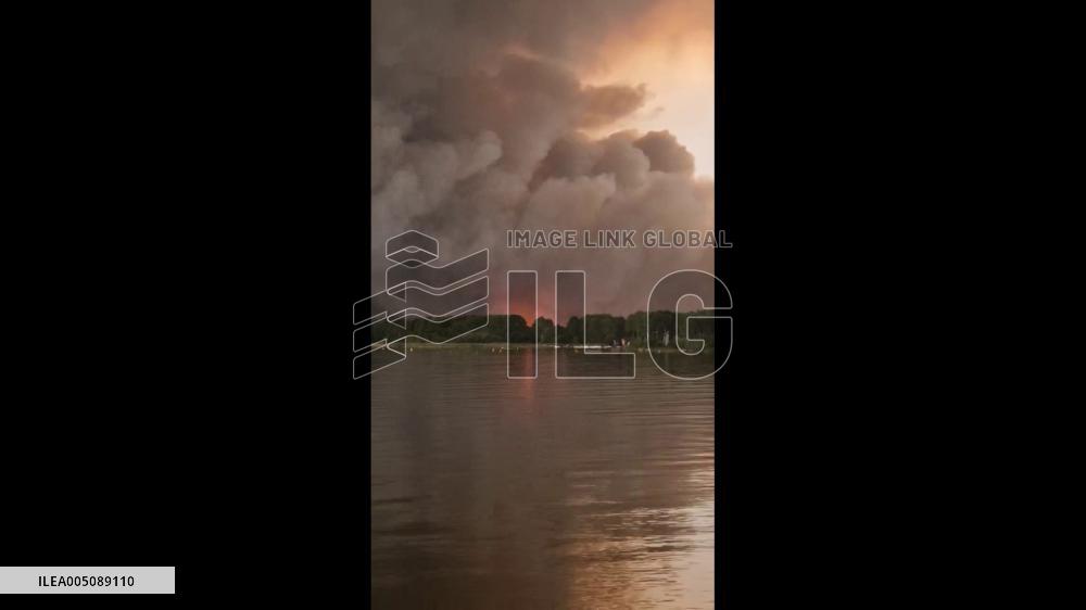 France: Landes Wildfire Burns 3,600 Hectares Near Biscarrosse 2
