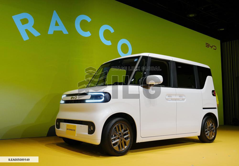 BYD's electric minivehicle for Japan market
