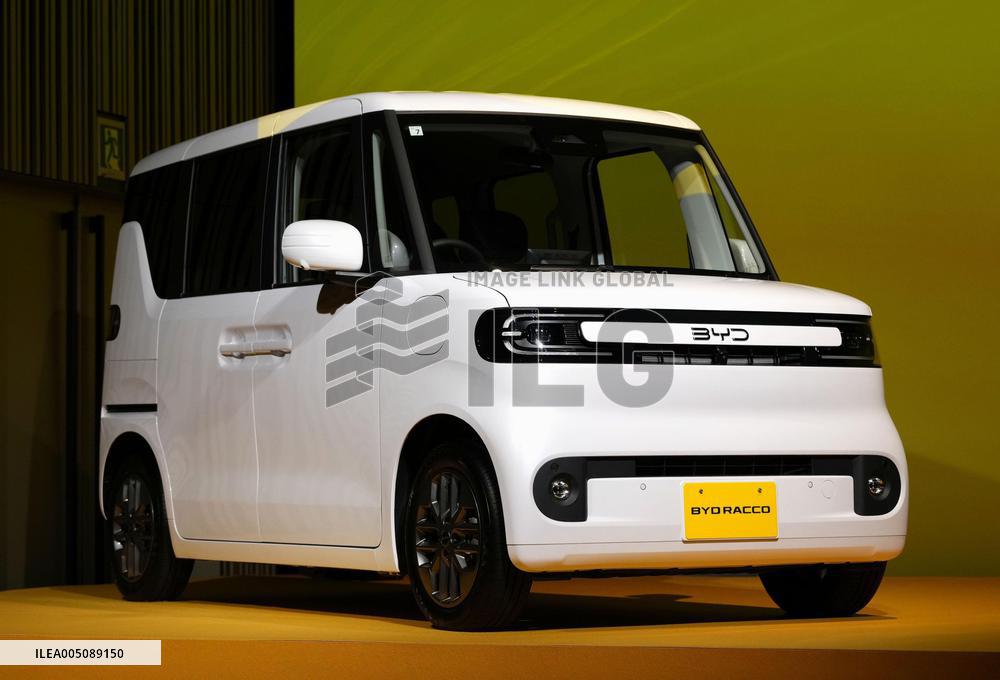 BYD's electric minivehicle for Japan market
