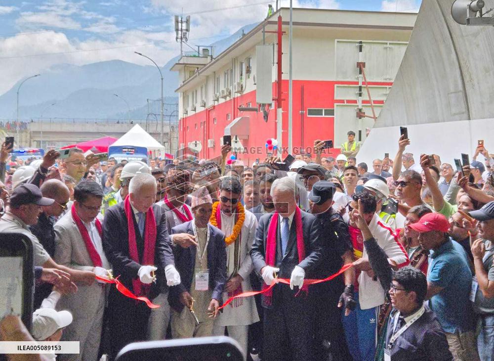 Nepal's first mountain road tunnel