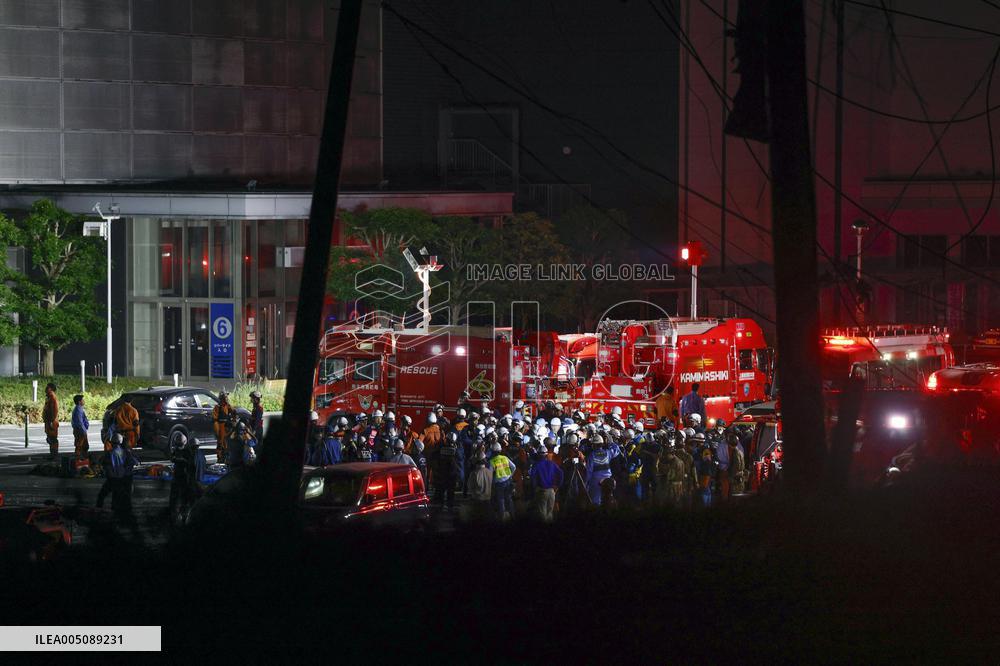 Strong quake jolts southwestern Japan