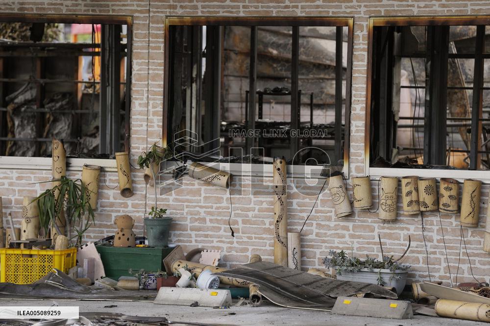 Aftermath of strong earthquake in Kumamoto Pref.