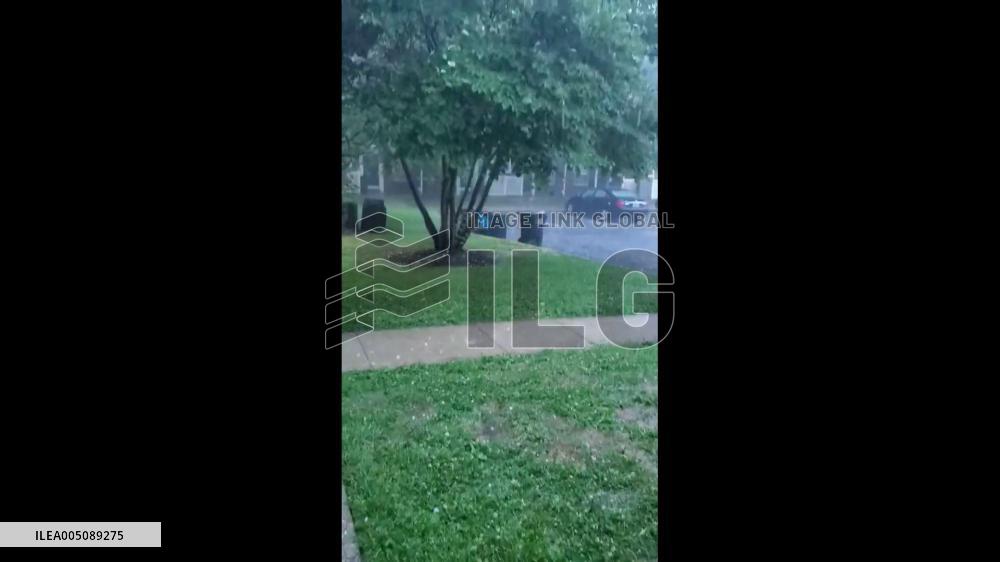 US: Large Hail Batters D.C. and Baltimore Region Amid Severe Storms