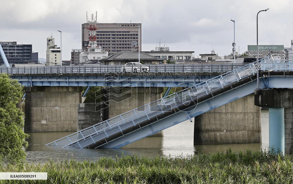 Aftermath of strong earthquake in Kumamoto