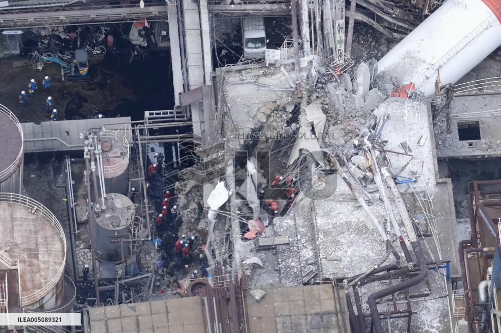 Aftermath of strong earthquake in Kumamoto
