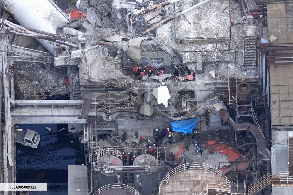 Aftermath of strong earthquake in Kumamoto