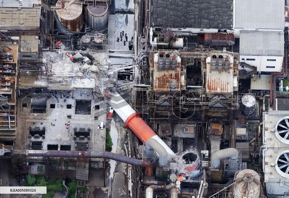 Aftermath of strong earthquake in Kumamoto