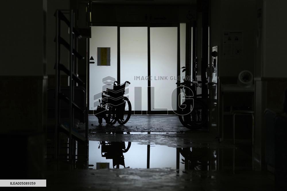 Aftermath of strong earthquake in Kumamoto