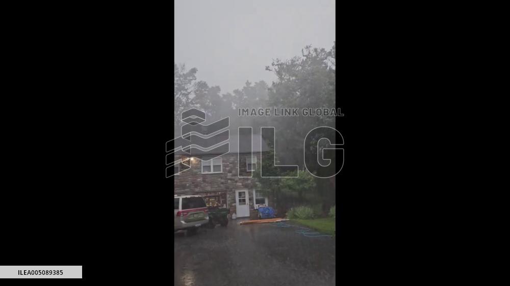 US: Summer Storms Bring Heavy Rain to New Jersey
