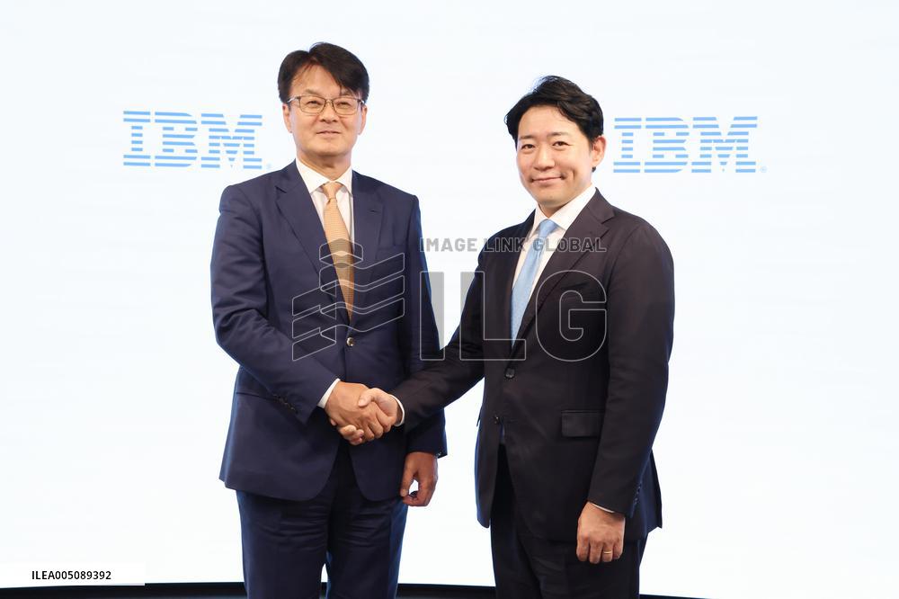 Press Conference on the Change in Leadership at IBM Japan