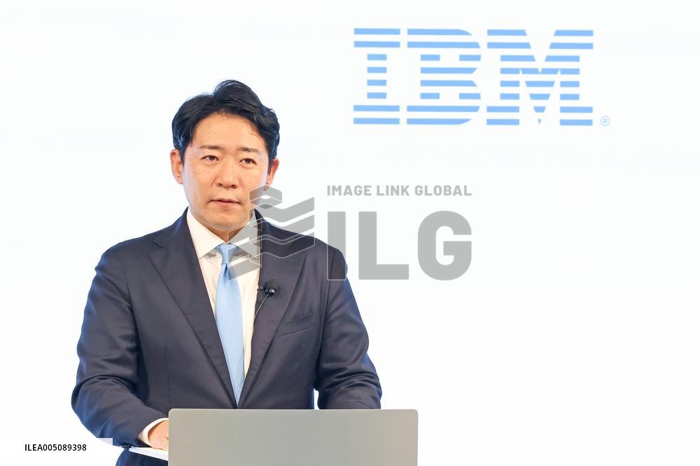 Press Conference on the Change in Leadership at IBM Japan