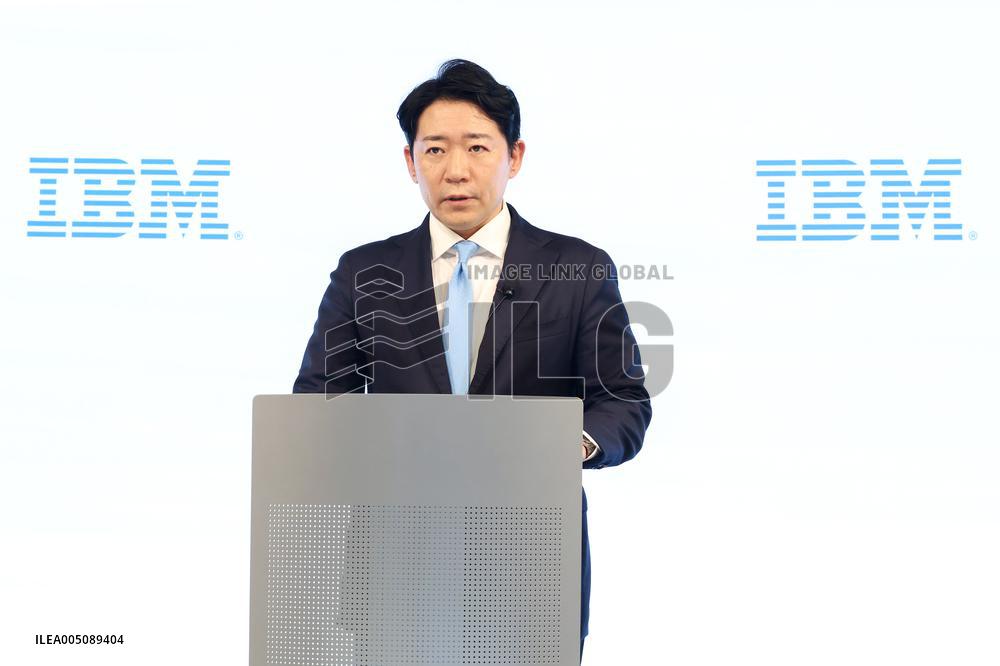 Press Conference on the Change in Leadership at IBM Japan