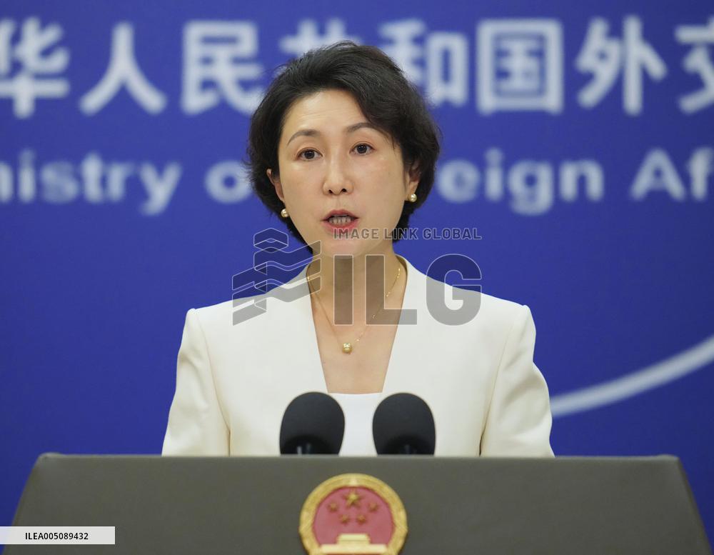 Chinese Foreign Ministry spokeswoman