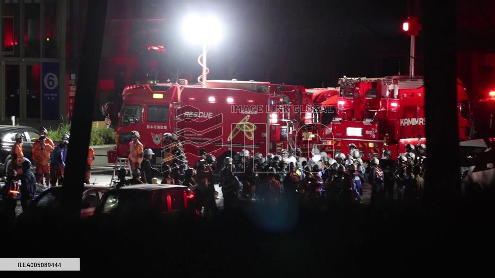 [Breaking News]Strong quake jolts southwestern Japan