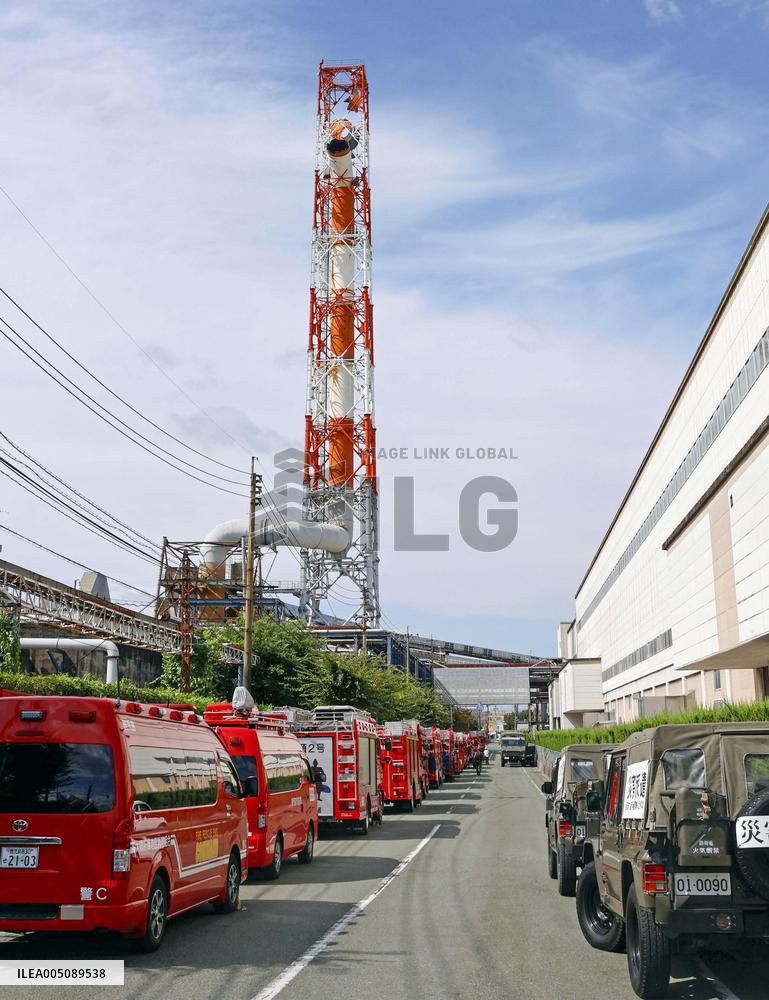 Aftermath of strong earthquake in Kumamoto