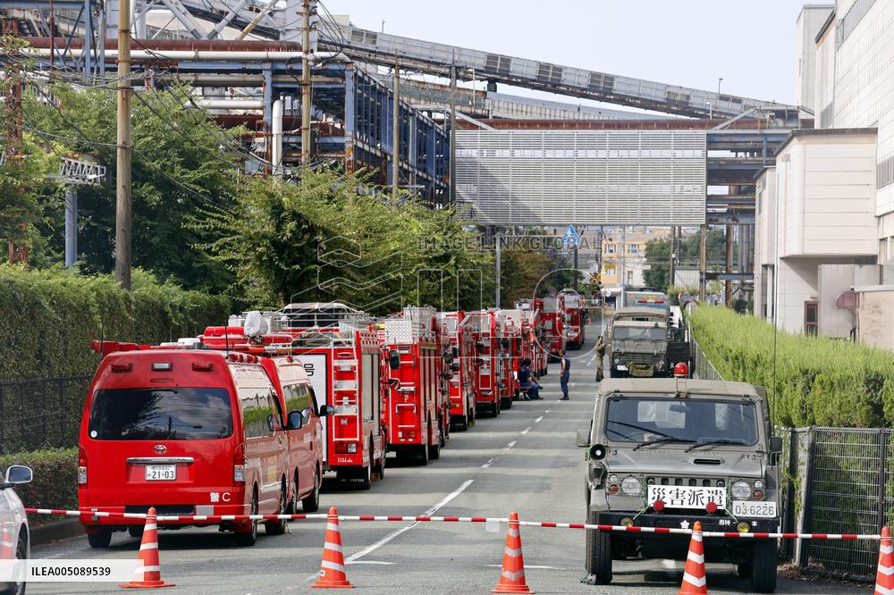 Aftermath of strong earthquake in Kumamoto