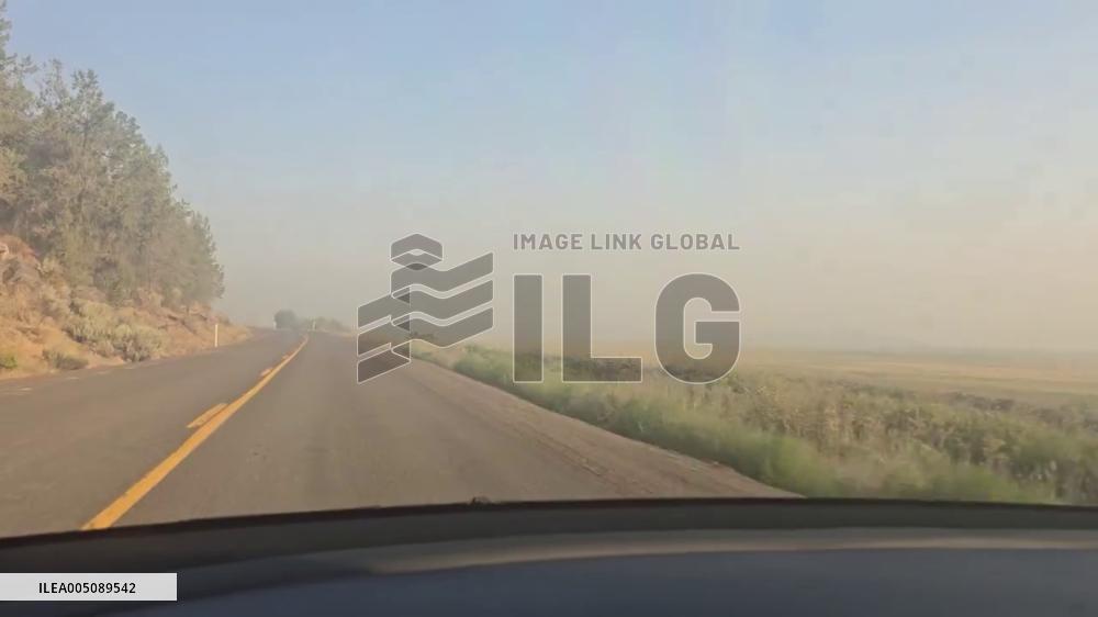 US: Wildfire Smoke Reduces Visibility, Worsens Air Quality in Central Oregon