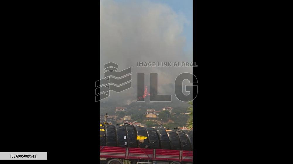 Turkey: Wildfire in Balıkesir Forces Evacuations