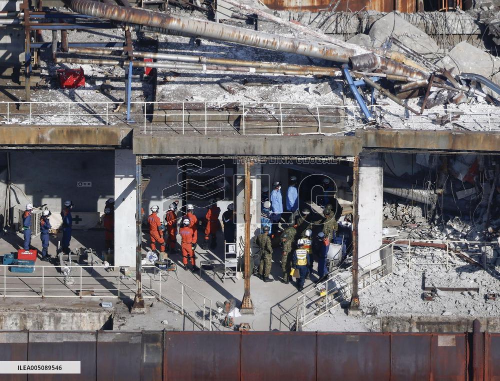 Aftermath of strong earthquake in Kumamoto