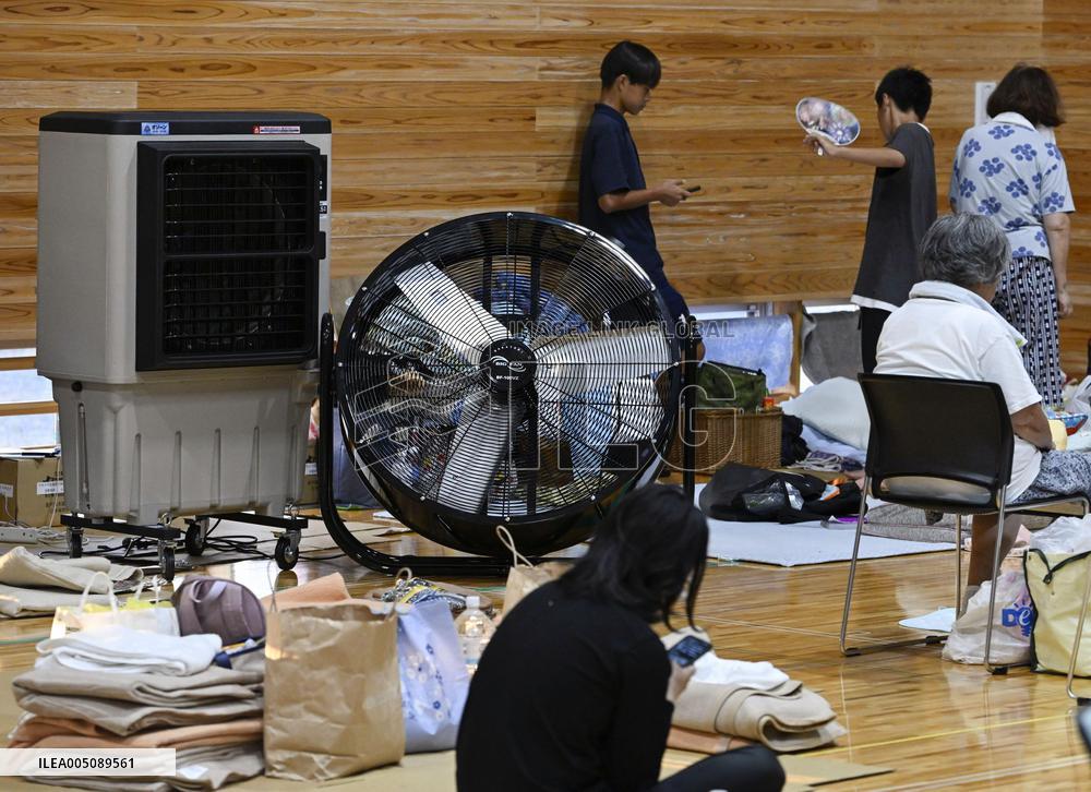Aftermath of strong earthquake in Kumamoto