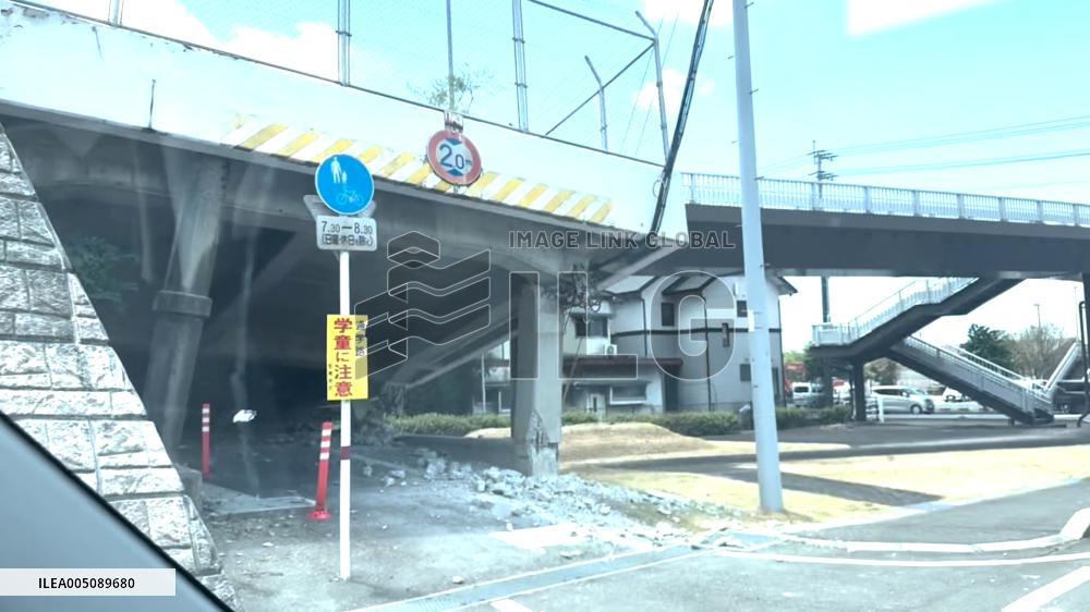 Japan: Aftermath of Massive M7.1 Kumamoto Earthquake 2