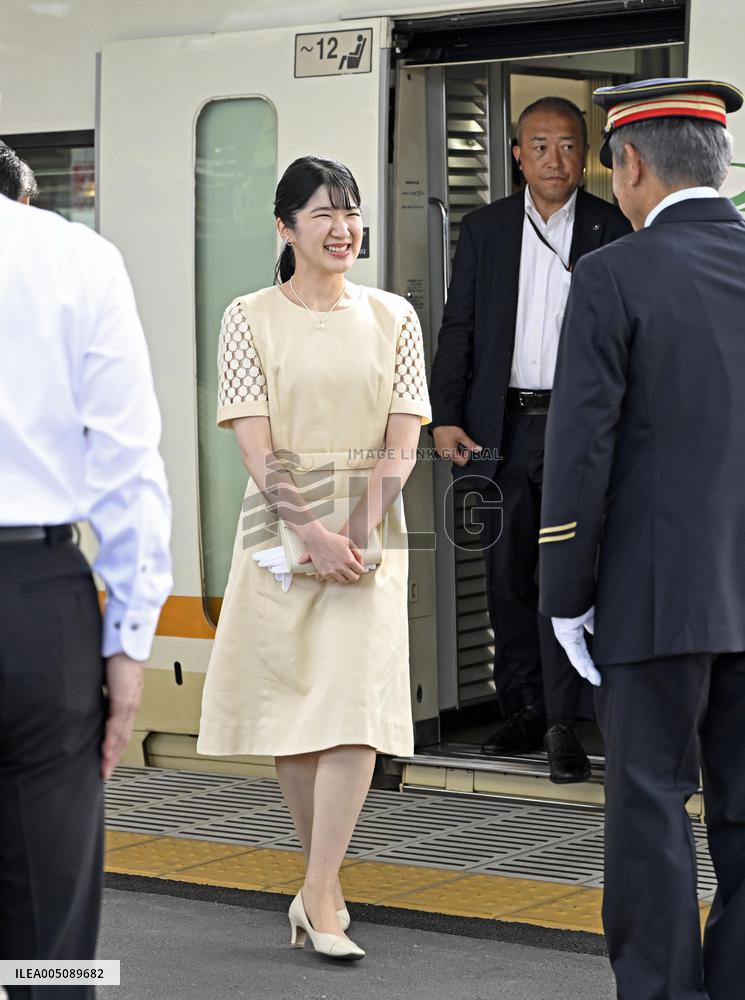 Princess Aiko visits Mie Pref.
