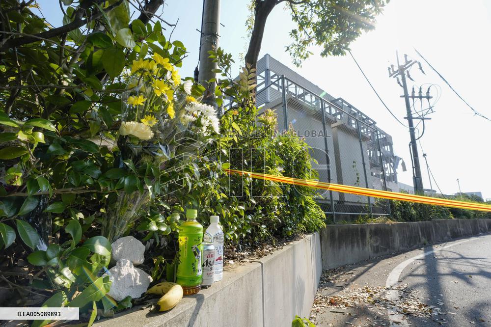 Aftermath of strong earthquake in Kumamoto