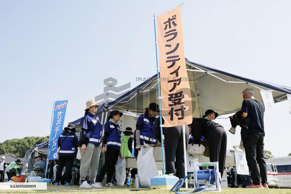Aftermath of strong earthquake in Kumamoto
