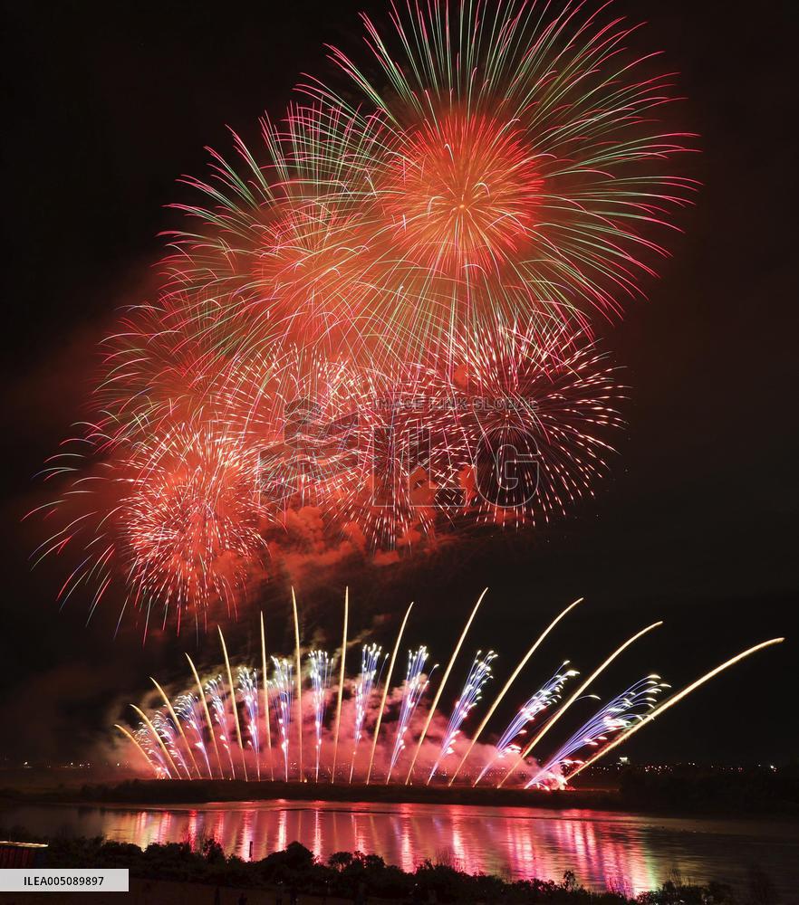 Fireworks festival in Niigata