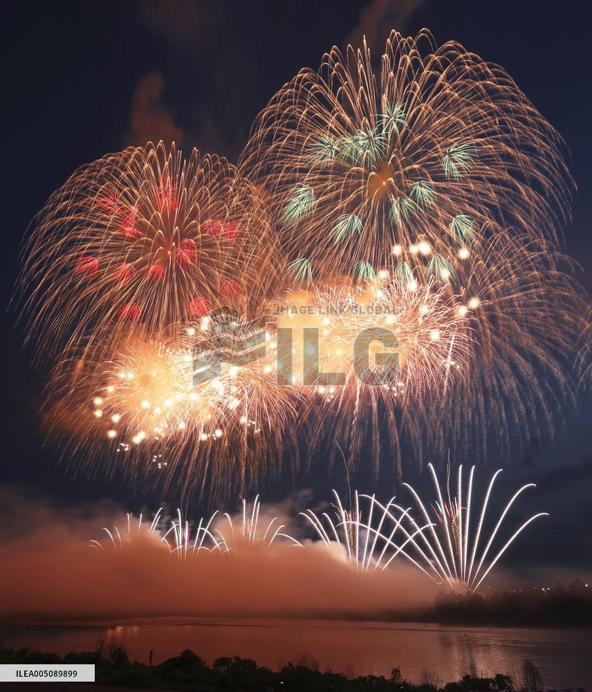Fireworks festival in Niigata