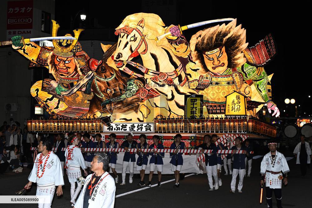Aomori Nebuta Festival in northeastern Japan