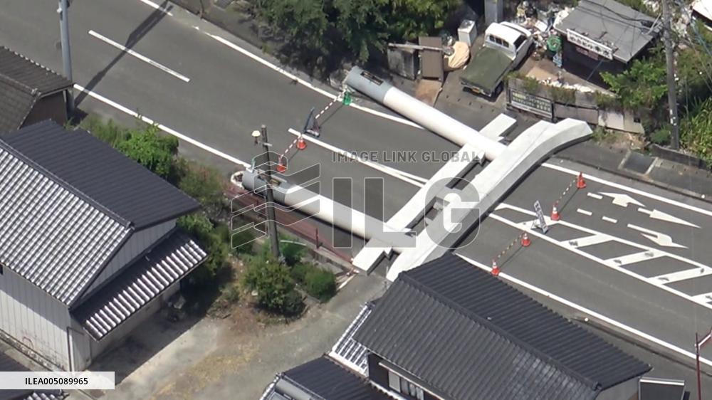 [Breaking News]Aftermath of strong earthquake in Kumamoto