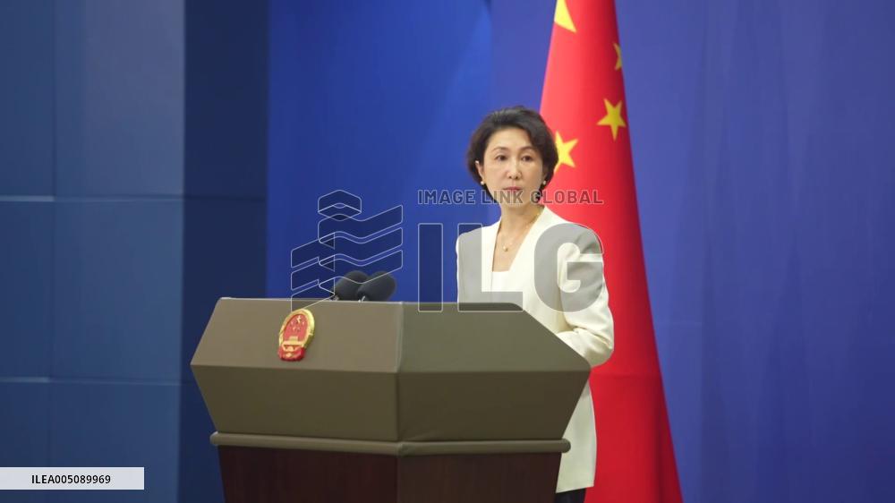 [Breaking News]Chinese Foreign Ministry spokeswoman