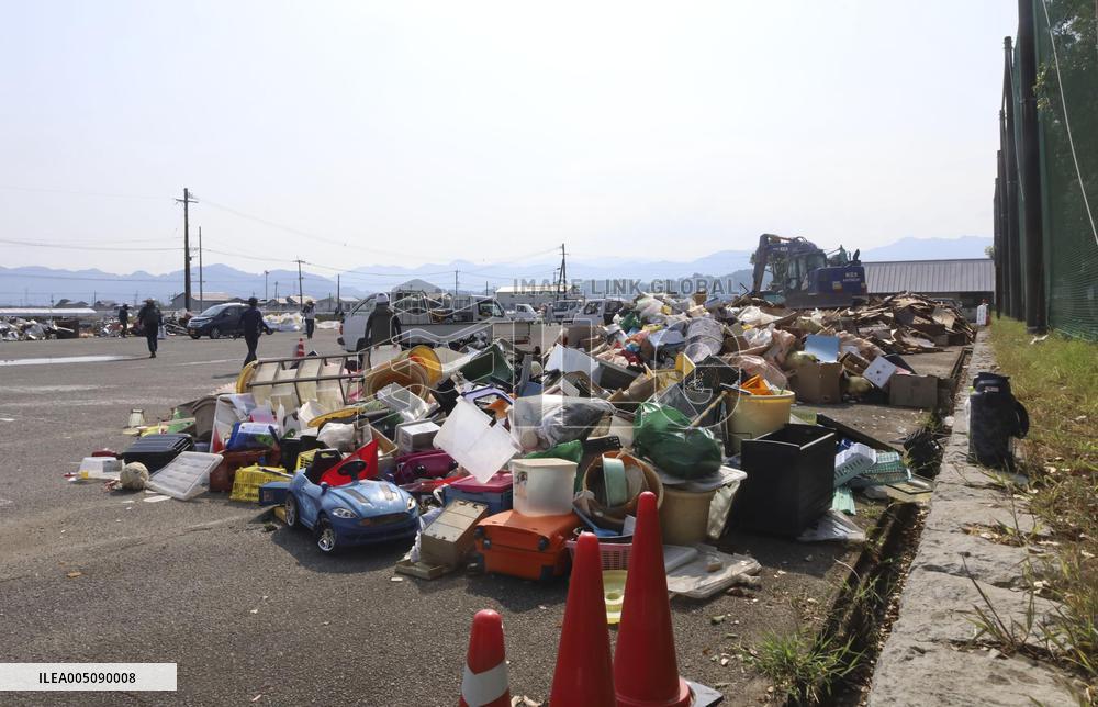 Aftermath of strong earthquake in Kumamoto