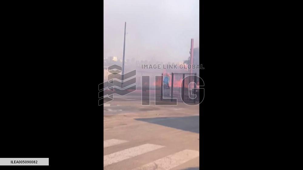 Spain: Vegetation Fires Break Out Near Los Patios Mall in Málaga