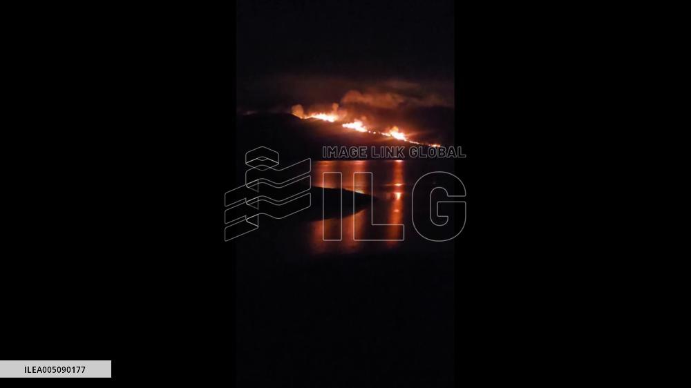 US: Gann Fire Burns Homes, Forces Evacuations in Calaveras County, California