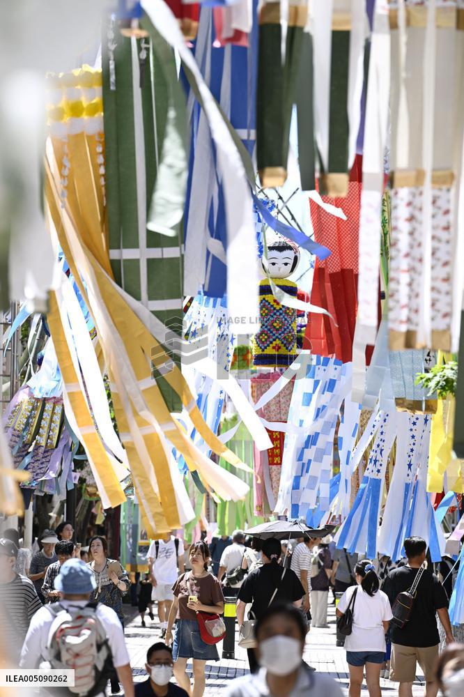 Tanabata festival in Sendai