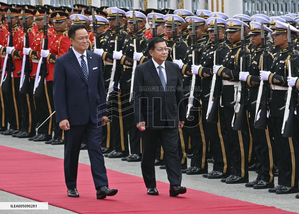 Myanmar president in Bangkok