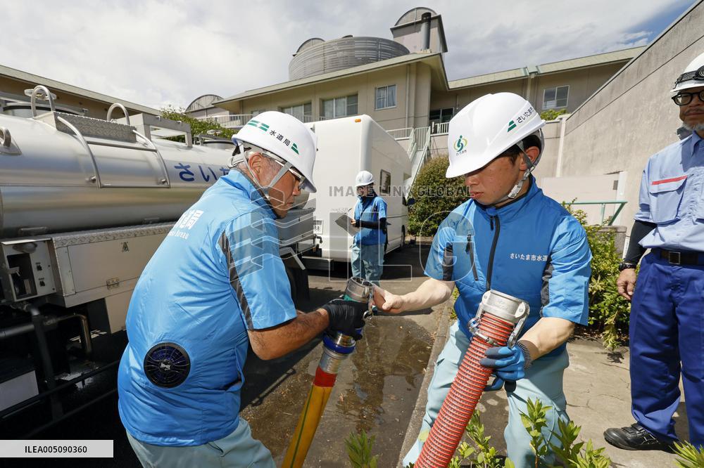 Aftermath of strong earthquake in Kumamoto