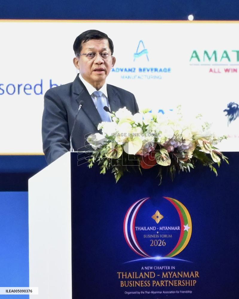 Myanmar president in Bangkok